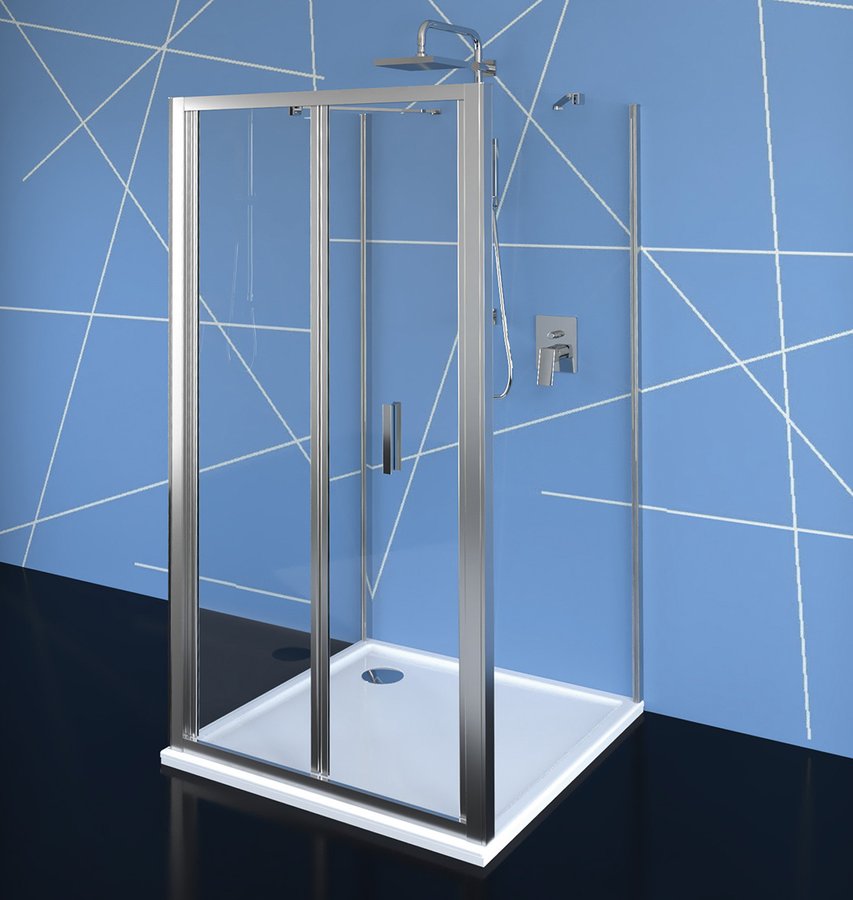 EASY LINE třístěnný sprchový kout 1000x1000mm, skládací dveře, L/P varianta, čiré sklo EL1910EL3415EL3415