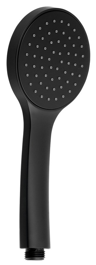 Ruční sprcha, 1 funkce, průměr 102mm, ABS/černá SK736