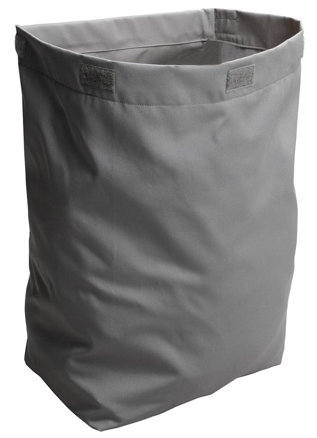 Látkový koš na prádlo 310x500x230mm, suchý zip, šedá UPK350