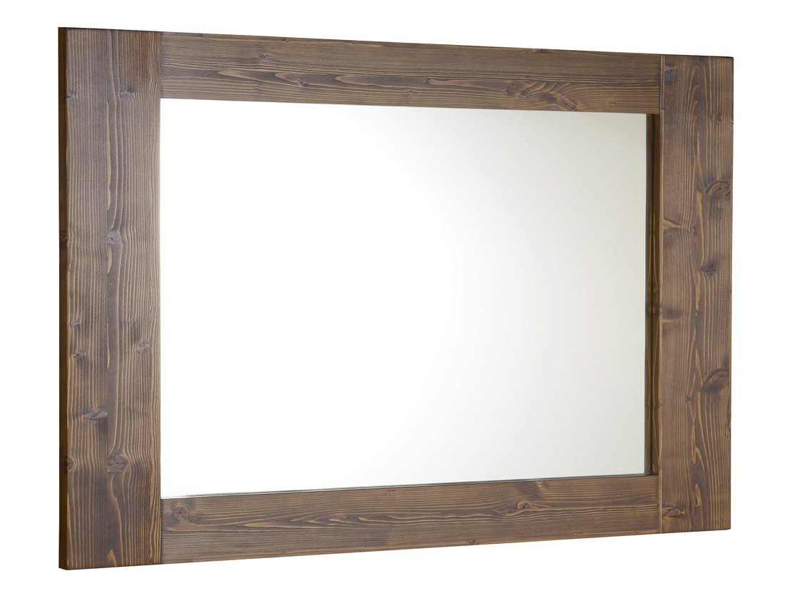 BRAND zrcadlo 100x80x3cm, mořený smrk BA056S