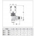 CALEFFI 220 Termostatický ventil radiátorový rohový DN10 - 3/8" PN10, Tmax 100°C