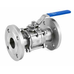 INOX 3-dílný kulový kohout AISI 316, PN40, DN20