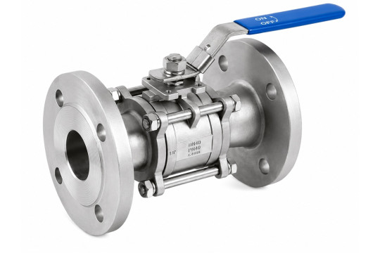 INOX 3-dílný kulový kohout AISI 316, PN40, DN20
