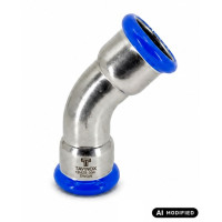 TAVINOX OBLOUK 45° F x F