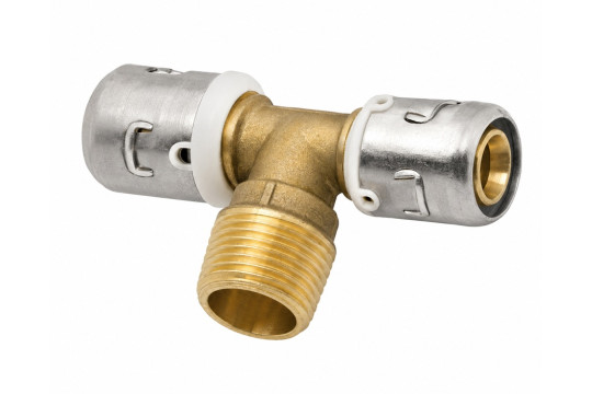 PUSH-FIT PEXAL t-kus vnější závit 20x1/2"x20 PN10