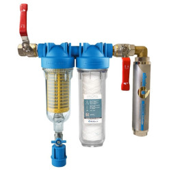 IPS ALKALEX™ Home - HYDRA DUO SET 1", změkčovač vody - VERTIKÁLNÍ