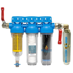 IPS ALKALEX™ Home - HYDRA TRIO SET 1", změkčovač vody - VERTIKÁLNÍ IPS ALKALEX™ Home - HYDRA TRIO SET 1", změkčovač vody - VERTIKÁLNÍ