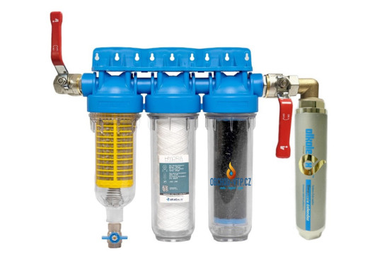 IPS ALKALEX™ Home - HYDRA TRIO SET 1", změkčovač vody - VERTIKÁLNÍ