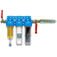 IPS ALKALEX™ Home - HYDRA TRIO SET 1", změkčovač vody - HORIZONTÁLNÍ IPS ALKALEX™ Home - HYDRA TRIO SET 1", změkčovač vody - HORIZONTÁLNÍ