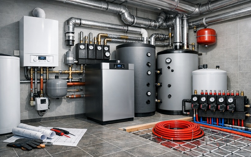 Návrh, dodávka a profesionální instalace komponentů pro vytápění