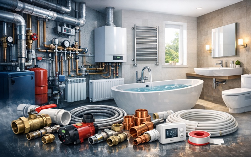 Vše pro rozvody topných a sanitárních systémů