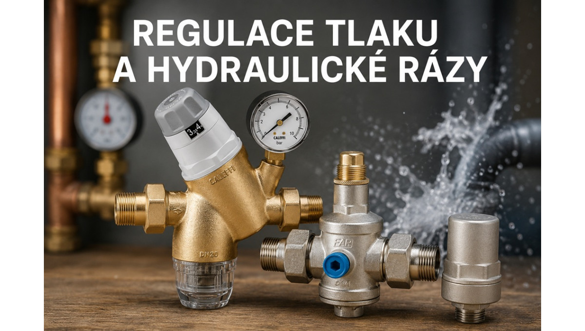 Regulace tlaku a hydraulické rázy