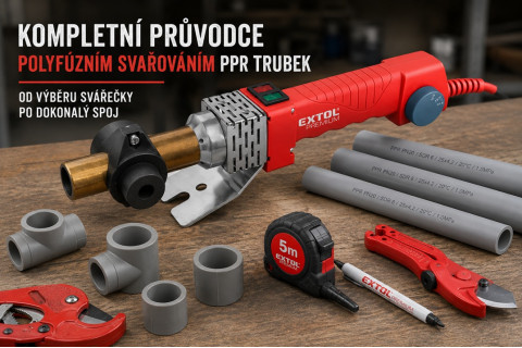 Polyfúzní svařováním PPR trubek: Od výběru svářečky po dokonalý spoj