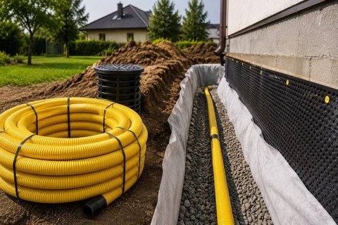Drenážní systém: kompletní průvodce odvodněním domu, základů, zahrady a pozemku