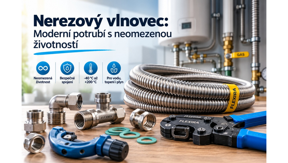 Nerezový vlnovec: Moderní potrubí s neomezenou životností