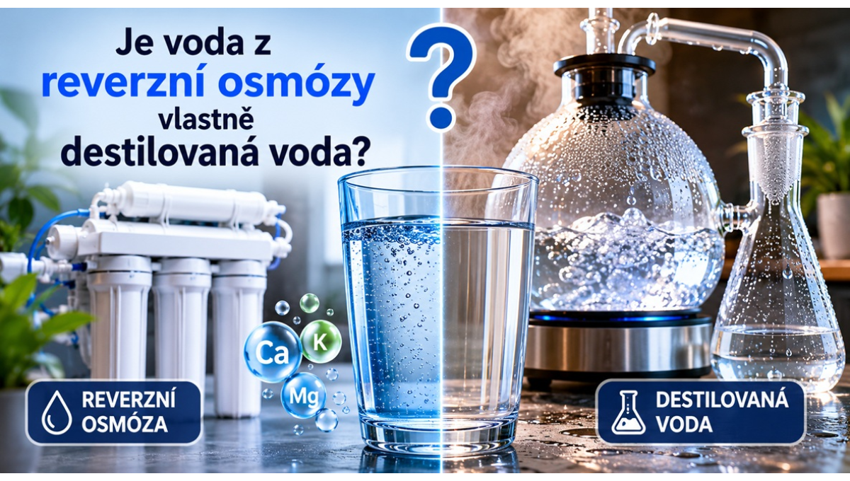 Je voda z reverzní osmózy vlastně destilovaná voda?
