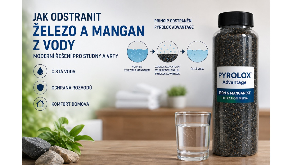 Jak odstranit železo a mangan z vody: Moderní řešení pro studny a vrty