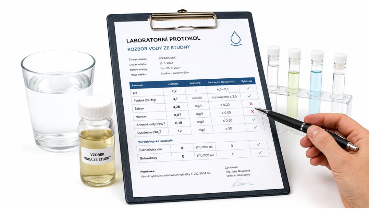 Jak číst rozbor vody ze studny: kompletní průvodce laboratorním protokolem