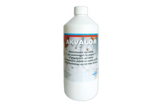 AKVALOR - Nemrznoucí kapalina do topných systémů 1 l