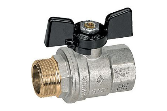 OREGON Kulový kohout 5/4" MF Motýl, PN40, -20°C +185°C