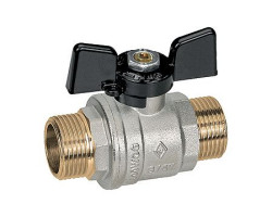 OREGON Kulový kohout 3/4" MM Motýl, PN40, -20°C +185°C