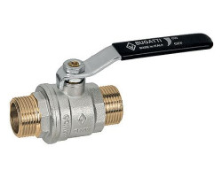 OREGON Kulový kohout 1/2" MM Páka, PN40, -20°C +185°C