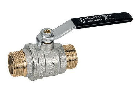 OREGON Kulový kohout 1/2" MM Páka, PN40, -20°C +185°C