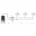 ESBE VTR 522 Termostatická cirkulační sada DN 25 3/4" 45-65°C 3,5 kvs