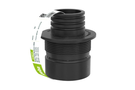 Geboflex - kombinovaný adaptér (75 / 70mm na 50 / 40mm), do 0,5 bar, TPE