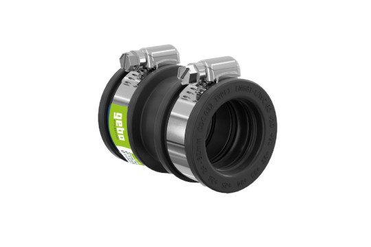 Geboflex - přechodový adaptér 1, (24-32mm) do 0,6 bar, EPDM / V2A