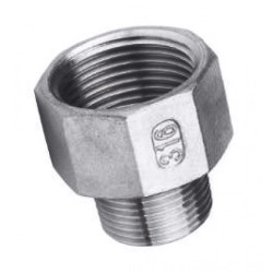 NEREZ Obrácená redukce 3/8" x 1/2" AISI 316 Tmax 220°C