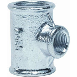 Pozink T-kus redukovaný 2" x 6/4" x 2"