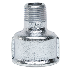 Pozink nátrubek redukovaný dlouhý 1/2" x 1/4"