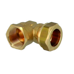 Mosazné svěrné koleno - vnitřní závit 3/8" x 12 mm