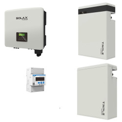 AKCE - SET SOLAX Baterie Master V2 + Baterie Slave V2 + Měnič 10.0 + Elektroměr