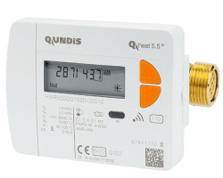 Měřič tepla mechanický, Qheat5.5 R - 0,6m3/h, DN15, 110mm, zpátečka, GJ, wM-Bus C Měřič tepla mechanický, Qheat5.5 R - 0,6m3/h, DN15, 110mm, zpátečka, GJ, wM-Bus C