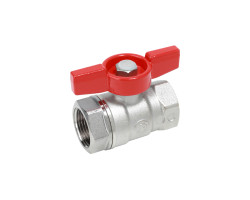 GIACOMINI R251D kulový kohout FF1/2" závitový, motýl, voda, mosaz/chrom