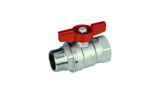 GIACOMINI R254D kulový kohout FM1/2" závitový, motýl, voda, mosaz/chrom