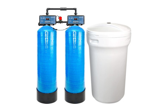 Dvojitý průmyslový změkčovač vody HydroSoft 180D2-HYS1 1"