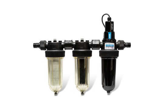 AVEQ Předfiltrace vč. UV lampy 3/4"/1"  1,6 m3/h 40W