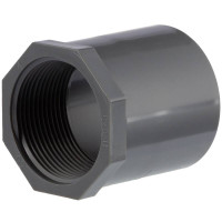 PVC přechod s vnitřním závitem 50mm x 6/4"