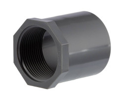 PVC přechod s vnitřním závitem 50mm x 6/4"