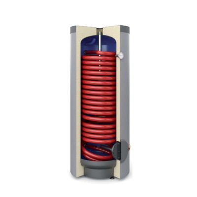 Nepřímotopný ohřívač TUV s 1 EXTRA velkým topným výměníkem 250l./2,9m2