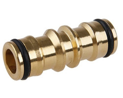 Mezikus pro 2 rychlospojky mosaz