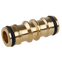 Mezikus pro 2 rychlospojky mosaz