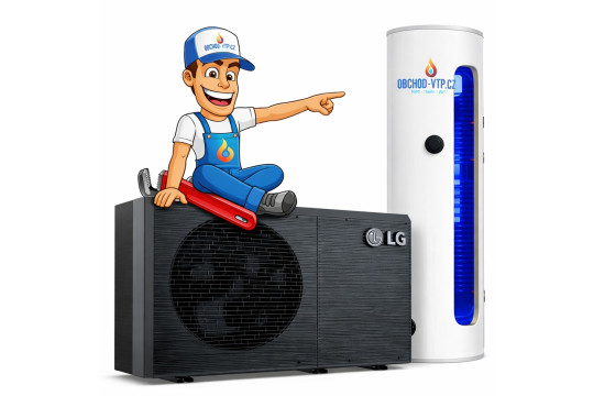 Tepelné čerpadlo LG Therma V HM123MRS 12kW Monoblok S2 s TUV a montáží na klíč