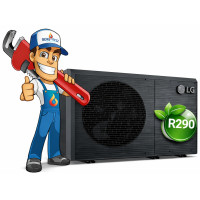 Tepelné čerpadlo LG ThermaV 12kW R290 MONOBLOK, model HM123HF.UB60 s montáží na klíč Tepelné čerpadlo LG ThermaV 12kW R290 MONOBLOK, model HM123HF.UB60 s montáží na klíč