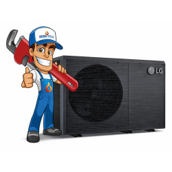 Tepelné čerpadlo LG Therma V HM163MRS 16kW Monoblok S2 s montáží na klíč