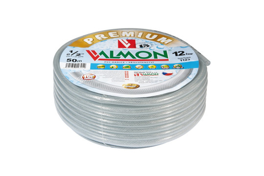 Valmon Hadice PVC průmyslová 1123, bílá/průhledná 3/4" (svitek 25 m)