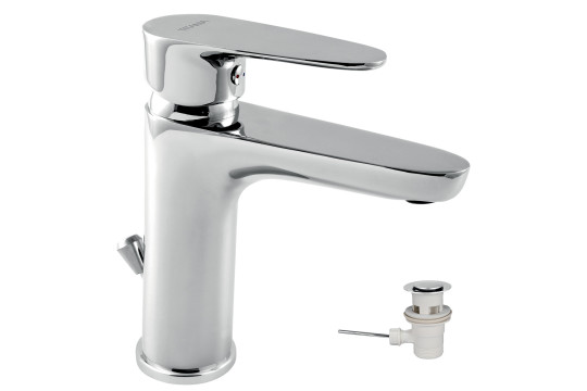 Umyvadlová baterie s výpustí Titania Smart chrom